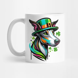 Greyhound Celebrates Vibrant Saint Patrick's Day Mug